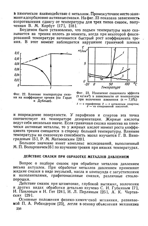 Влияние поверхностей на коэффициент трения