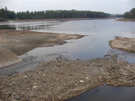 Заполнение реки водой