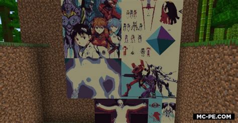 Искусство Evangelion в вашем Майнкрафт