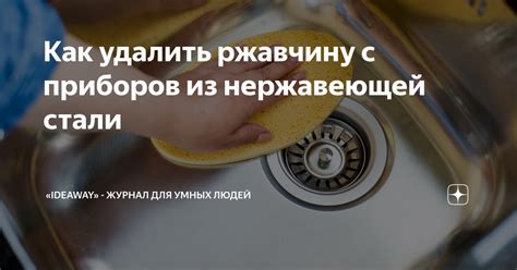 Как удалить плесень с нержавеющей стали