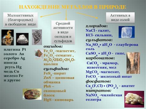 Металлическая связь у оксидов металлов