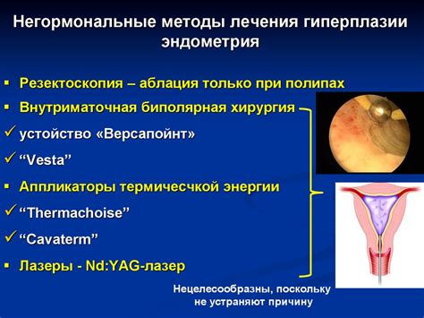 Основные симптомы гравидарной гиперплазии эндометрия