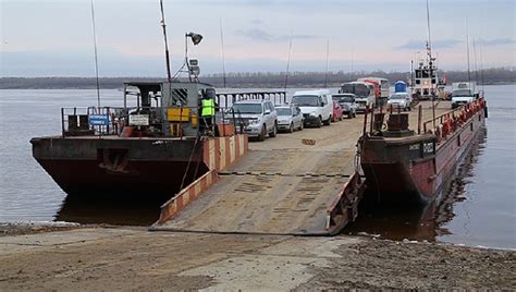 Паромная переправа Замьяны Астраханская