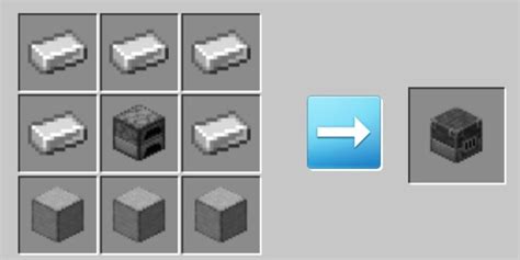 Плавильная печь в Minecraft: крафт и использование плавильной печи