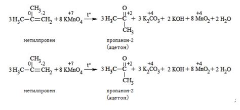 Примеры реакций калия