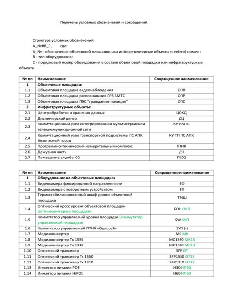 Система обозначений и сокращений условных тонн металла