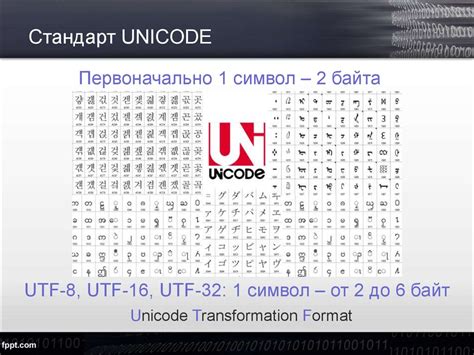 Способы использования UTF-8 символов