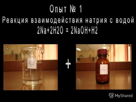 Увеличение скорости взаимодействия щелочных металлов с водой от лития к цезию