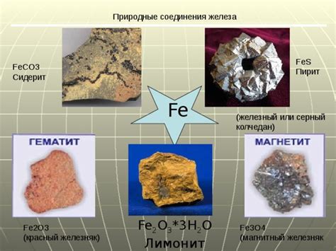 Физические свойства соединения Fe2O3